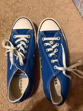 Converse Royal Blue Low-Top Canvas Sneakers